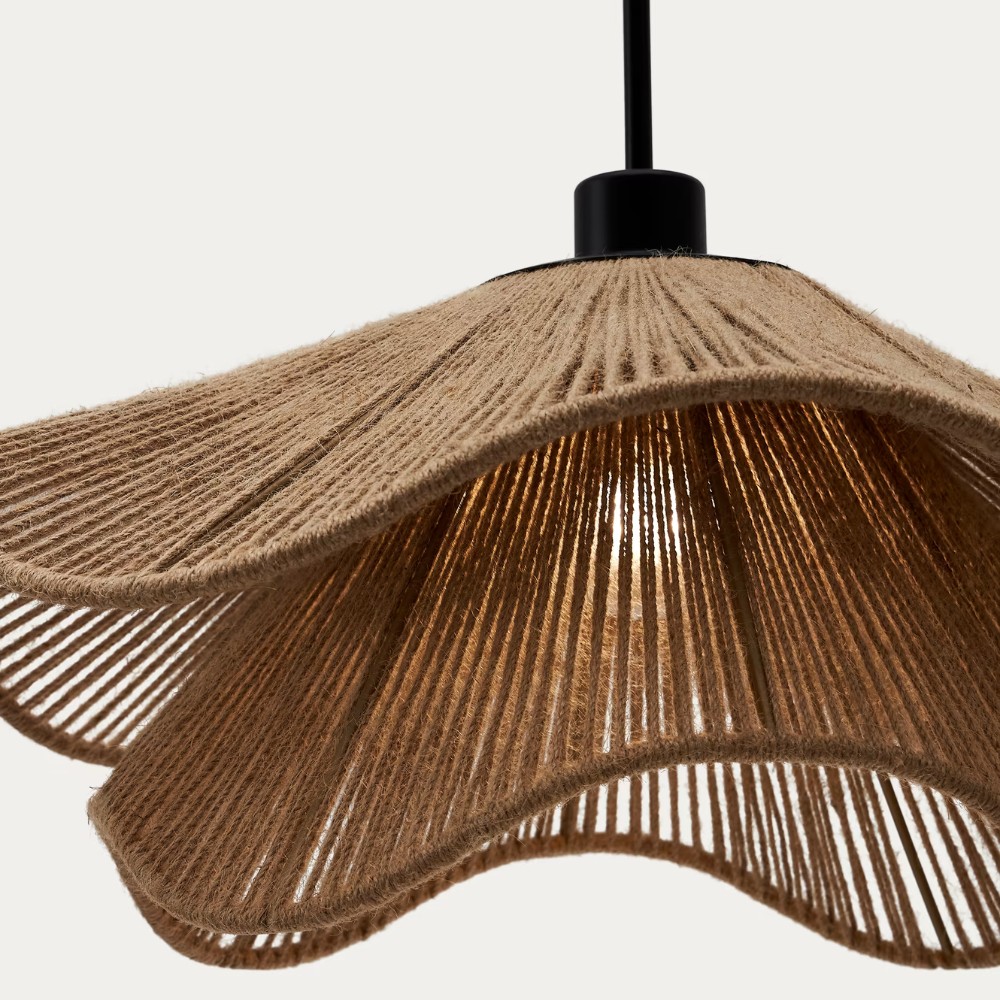 Cape Points Boho hanglamp van natuurlijke jutevezels HL3391