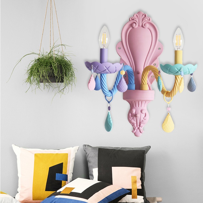 Kinderkamer Macaron Wandlamp