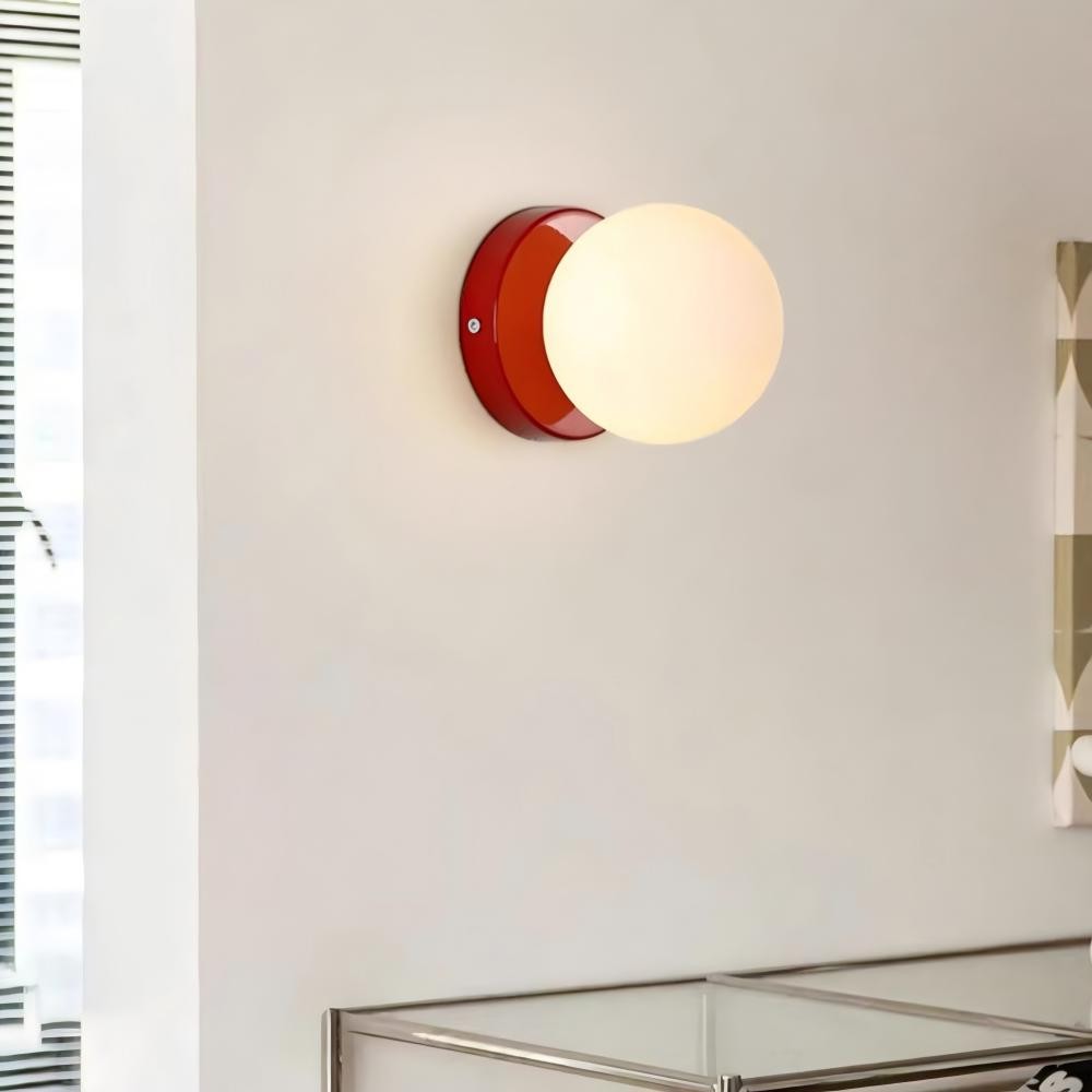 Nordic Globe Opbouw Glazen Wandlamp HL320