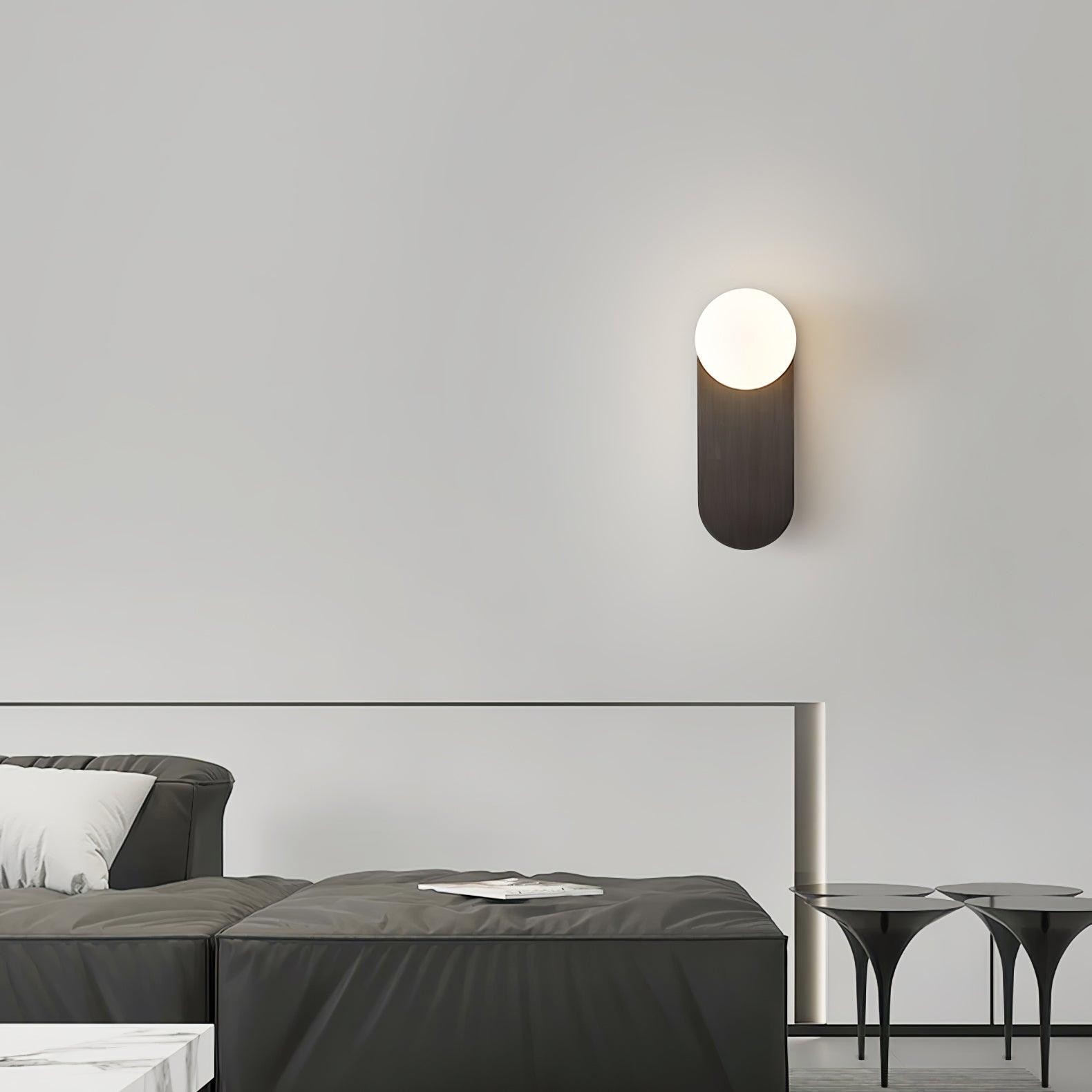 Moderne glazen wandlamp HL435