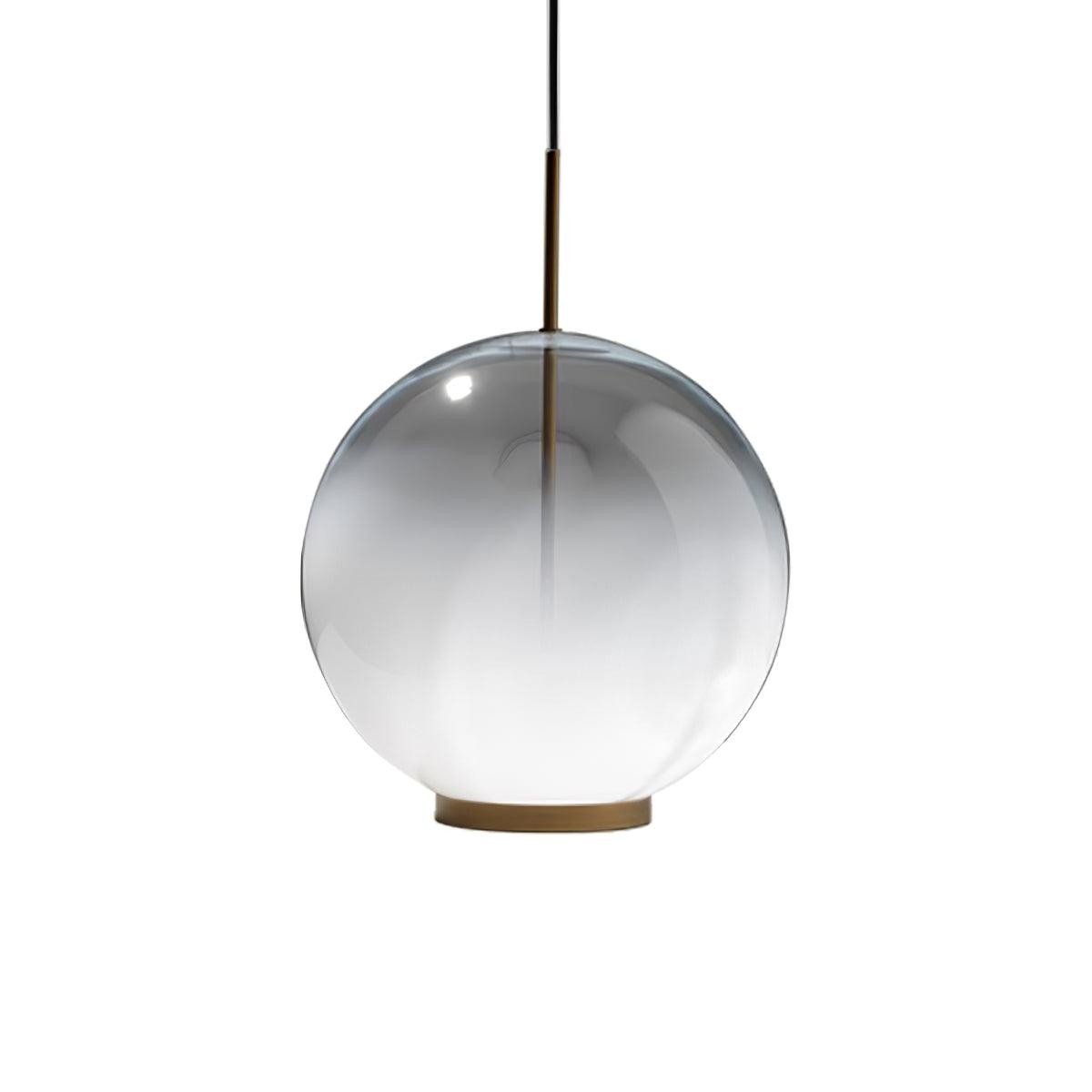 Eenvoudige bolvormige druppelvormige glazen hanglamp HL888