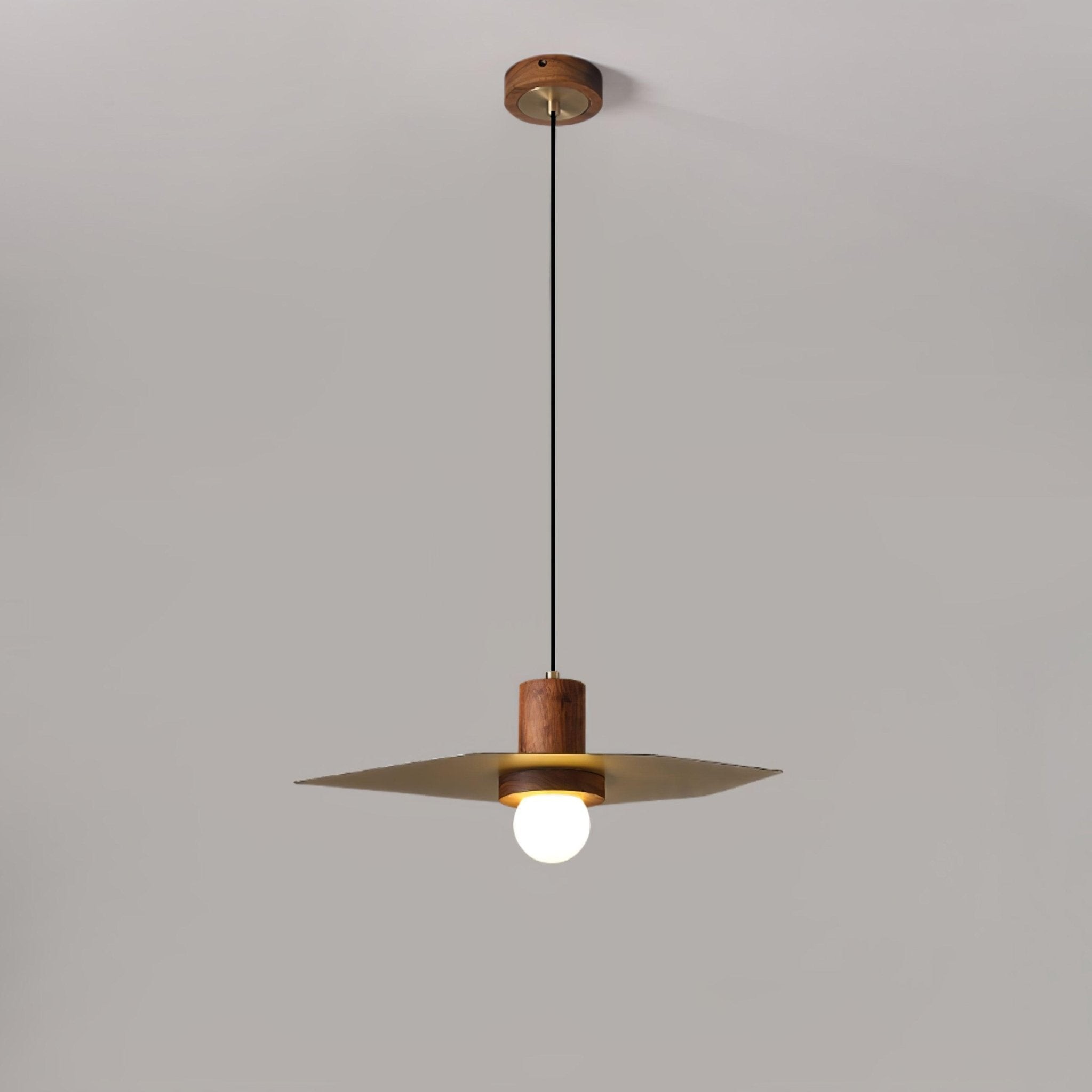 Walnoot Koper Jupiter Hanglamp HL983