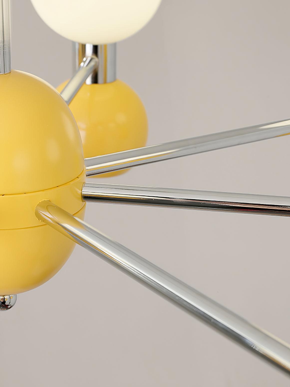 Moderne minimalistische metalen kroonluchter met meerdere koppen HL855