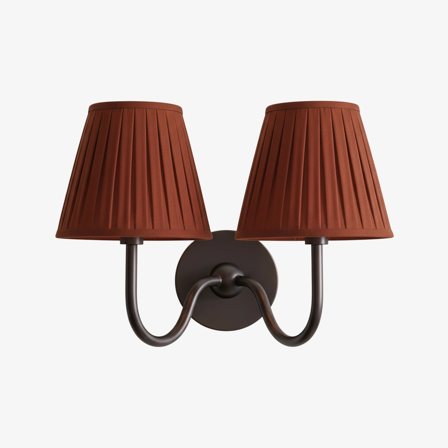Luvora Vintage Wandlamp met Linnen Kap - Moderne Metalen Wandverlichting HL1594