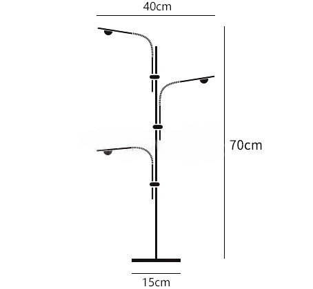 Wa Wa Bloemvormige Multi Vloerlamp