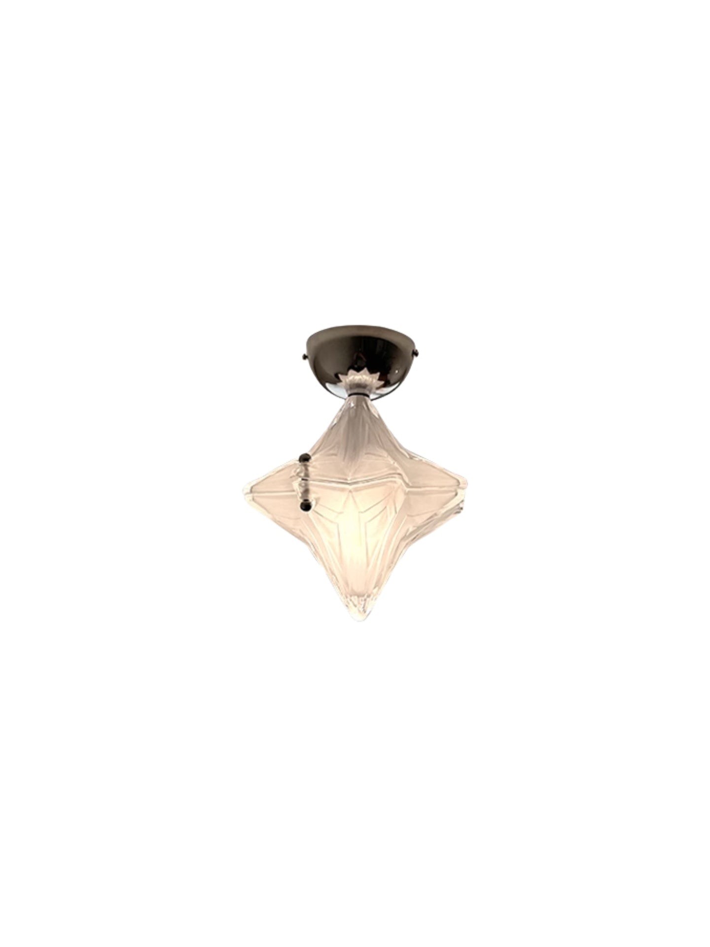 Art Deco Star Plafondlamp - Gematteerd glazen armatuur voor hal en entree - Astris Ceres HL1793