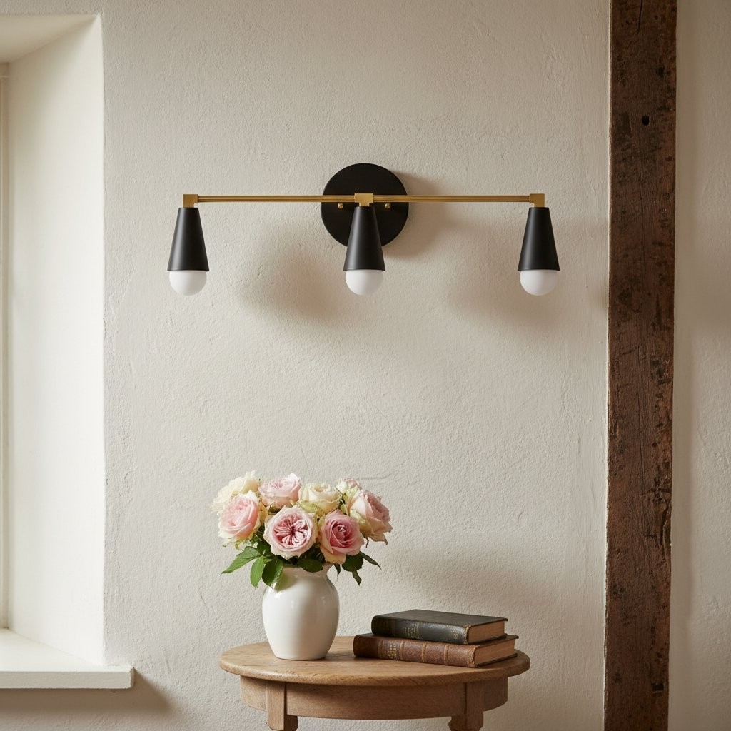 Pyralis Cone 3-lichts wastafellamp - moderne wandlamp HL1663