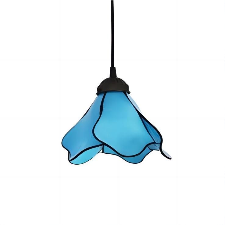 Vintage Lotusbloem Glazen Hanglamp HL129