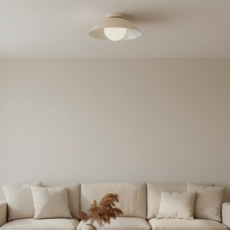 Orblia Minimalistische Plafondlamp - Moderne Esthetiek voor Huisinterieurs HL2445