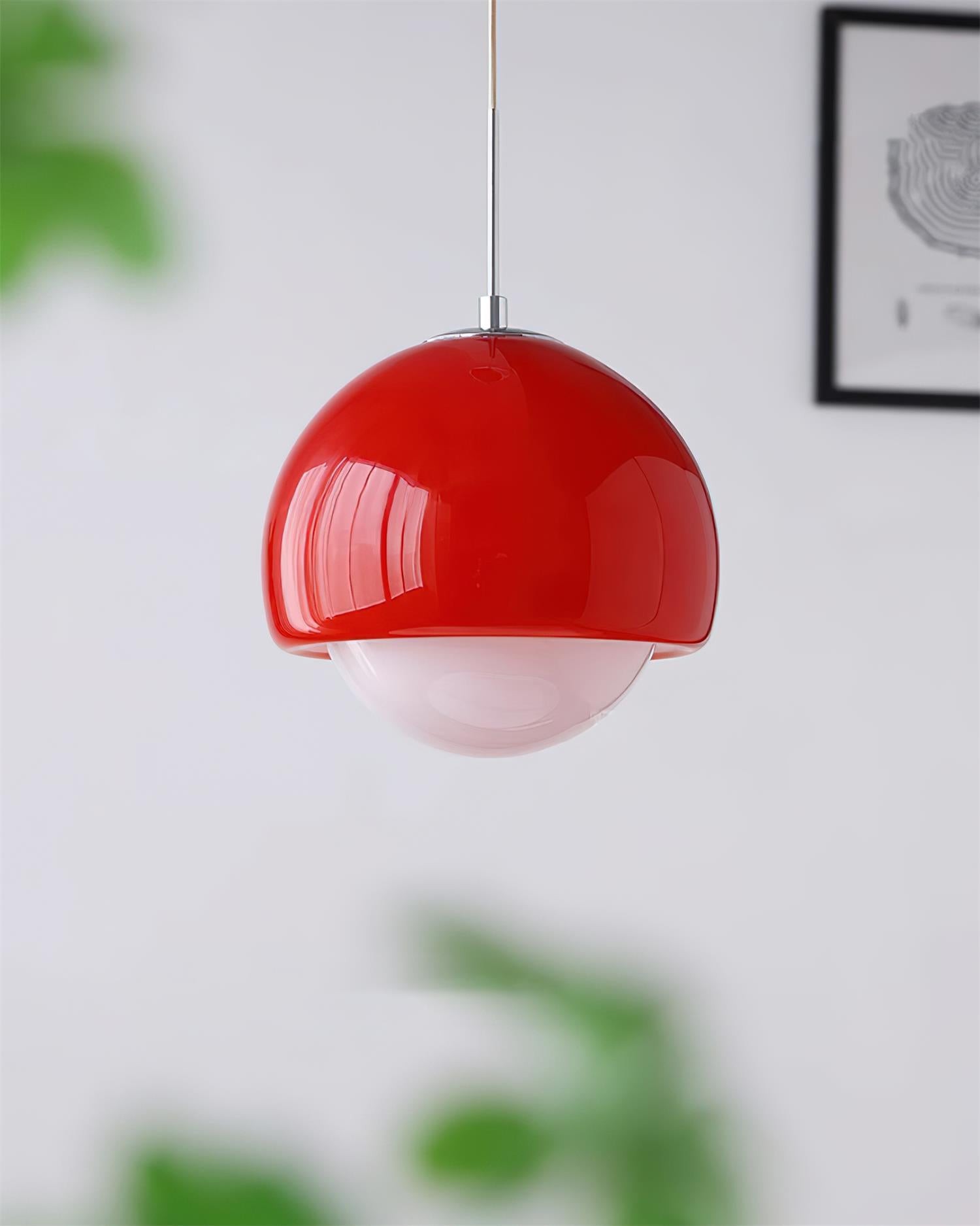 Creatieve glazen Persimmon hanglamp HL603