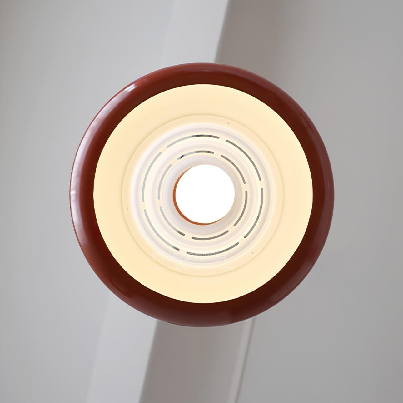Meerlaagse ronde toren crèmekleurige hanglamp HL401