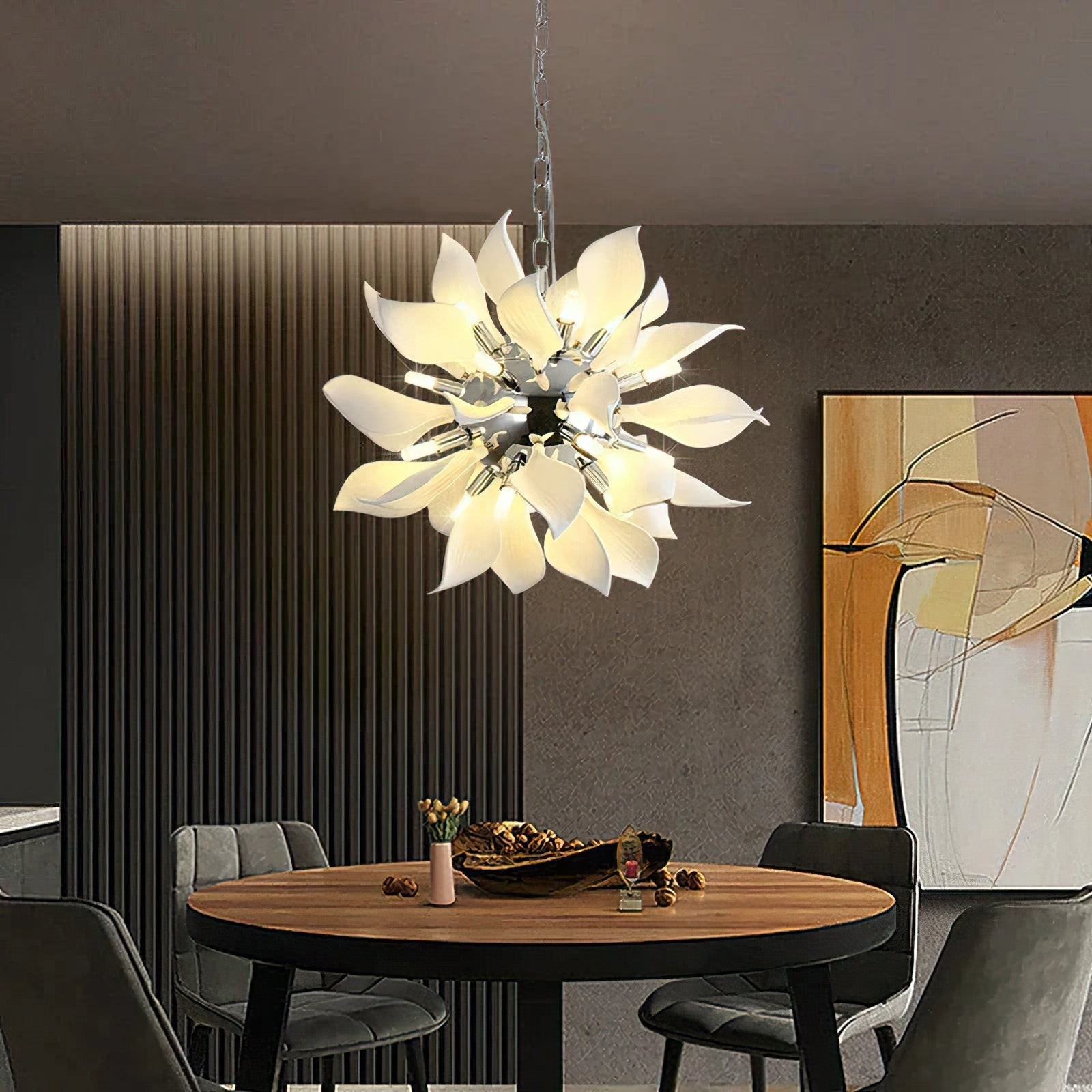 Petaline Bloom keramische bloemen hanglamp HL1219
