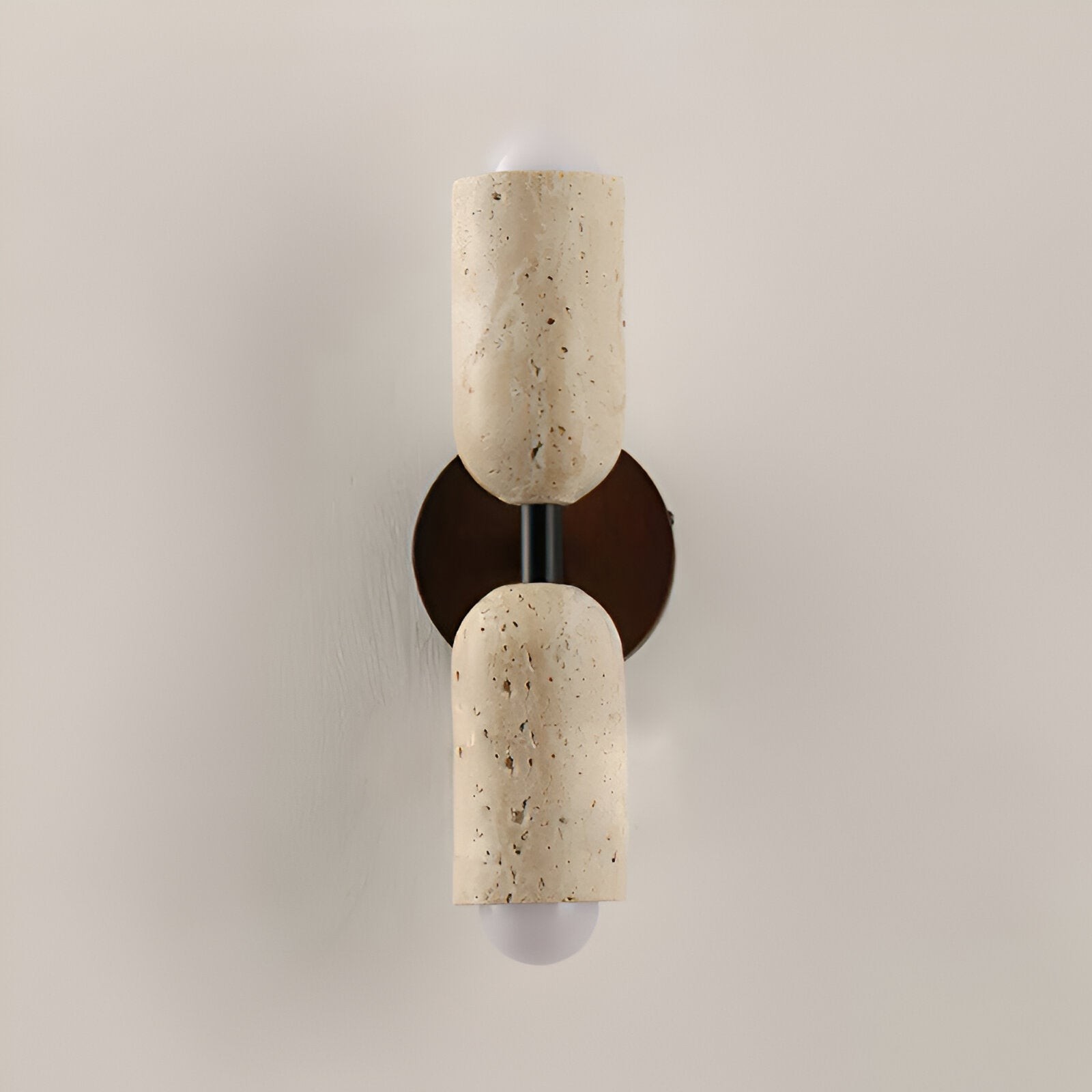 Merrill Travertijn en Hout LED-wandlamp HL3515