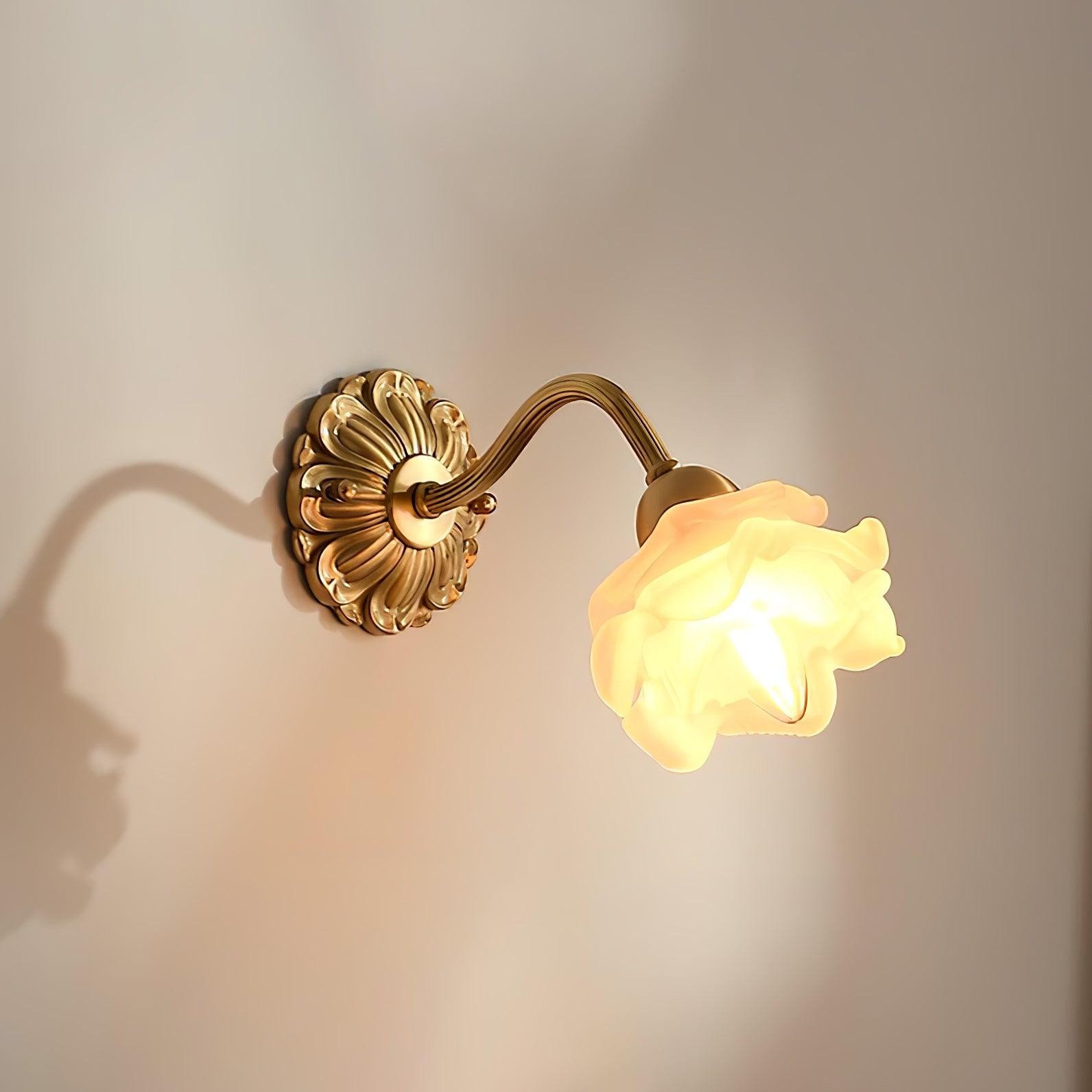Messing Rozen Wandlamp HL394