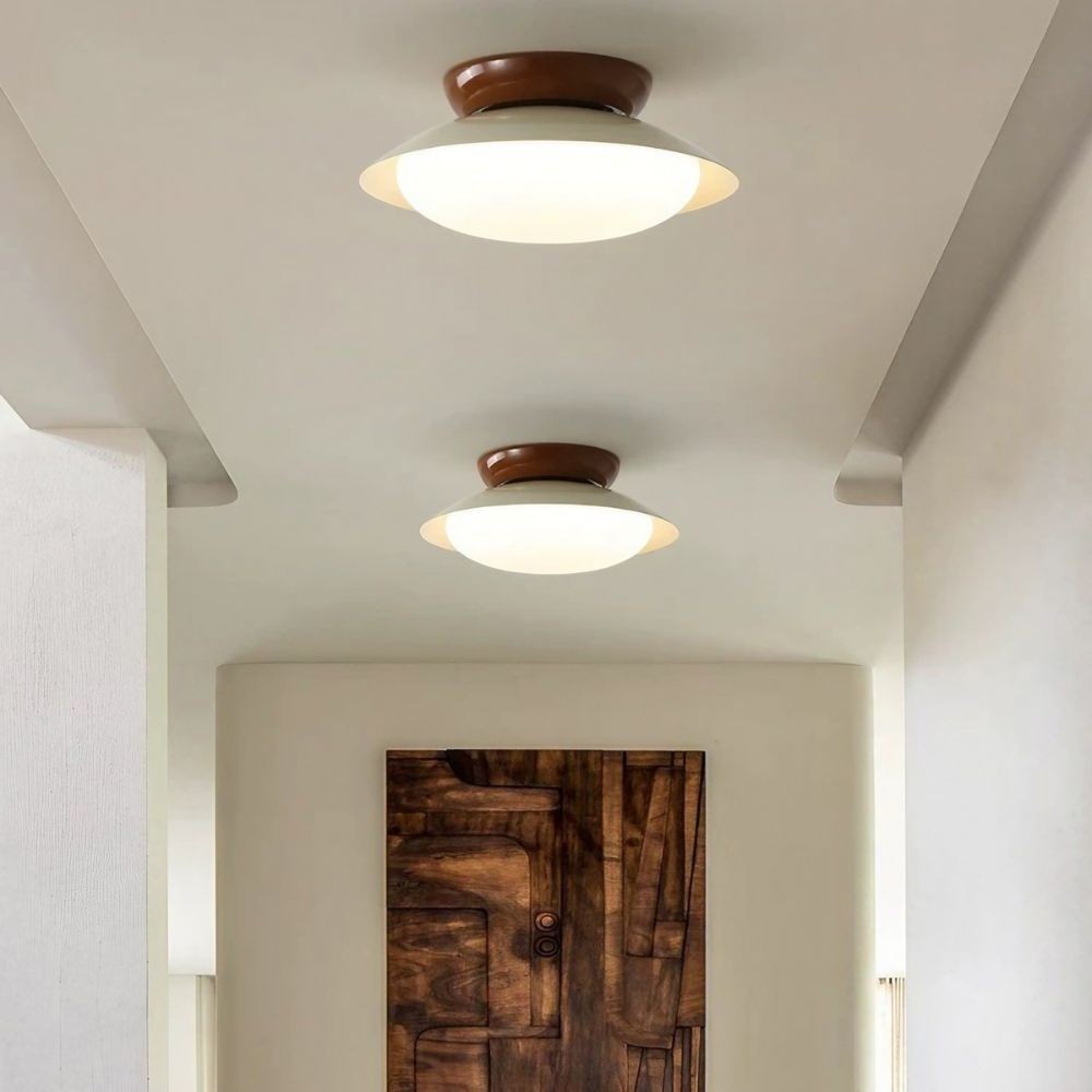Crèmekleurige moderne plafondlamp HL632