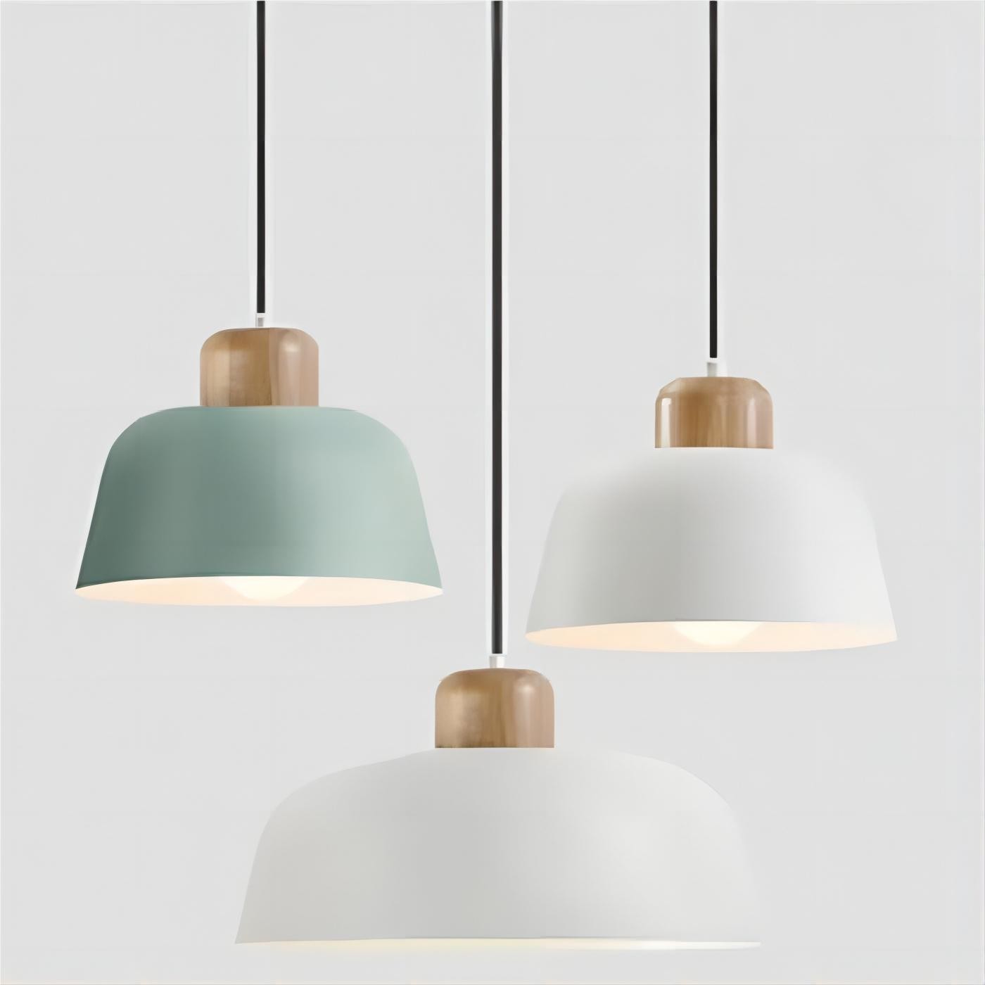 Scandinavische Houten Kom Vorm Keuken Hanglamp HL101