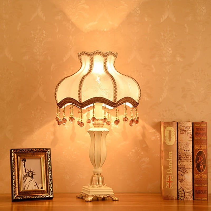 Palace Floral Hars Gesneden Basis Tafellamp HL877