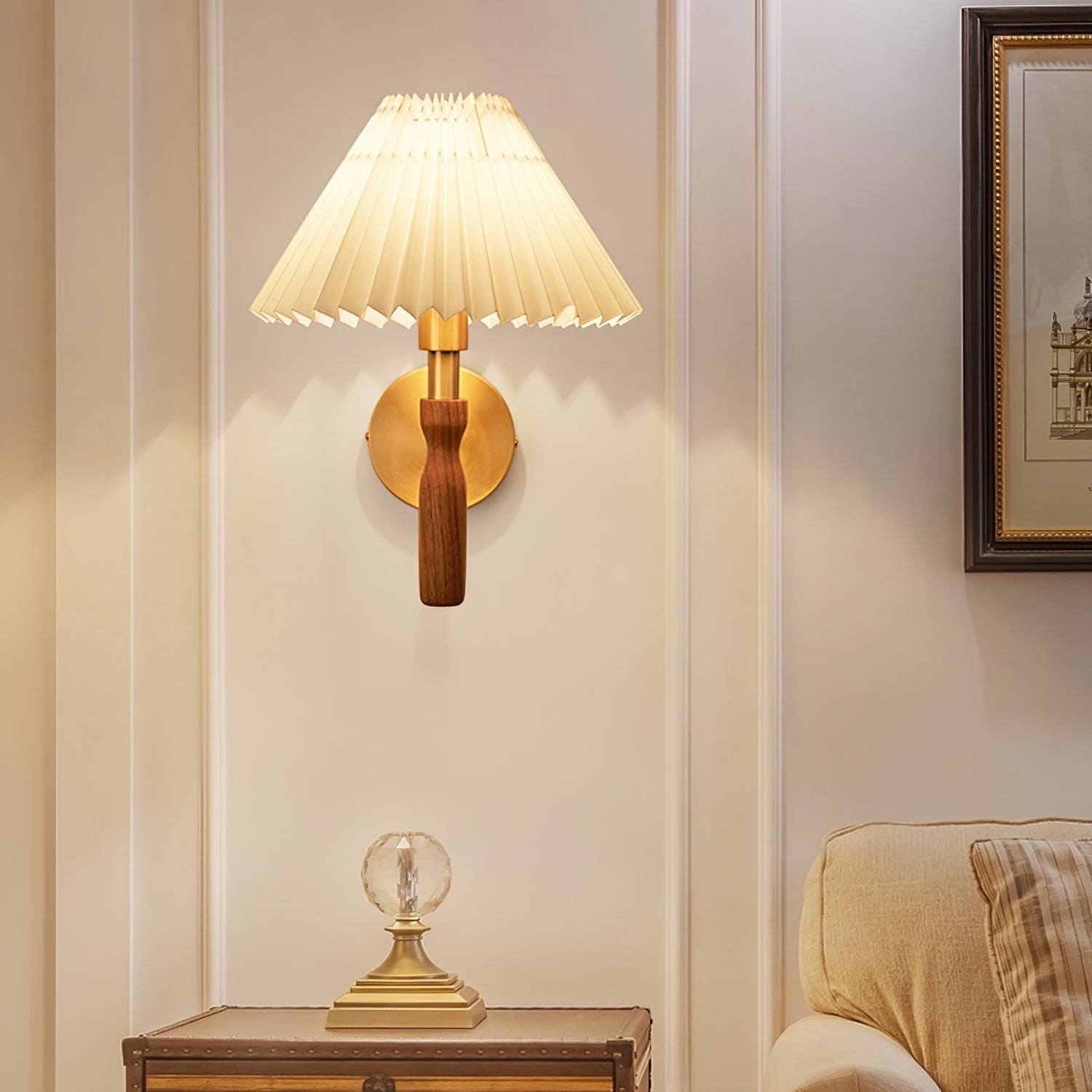 Maison Houten Wandlamp HL1154