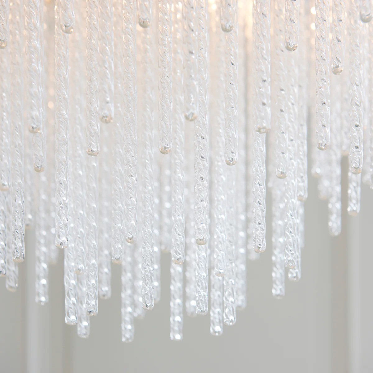 Cavara kroonluchter met meerdere lagen glazen stangen - messing hanglamp met meerdere lagen voor eetkamer en entree HL2077