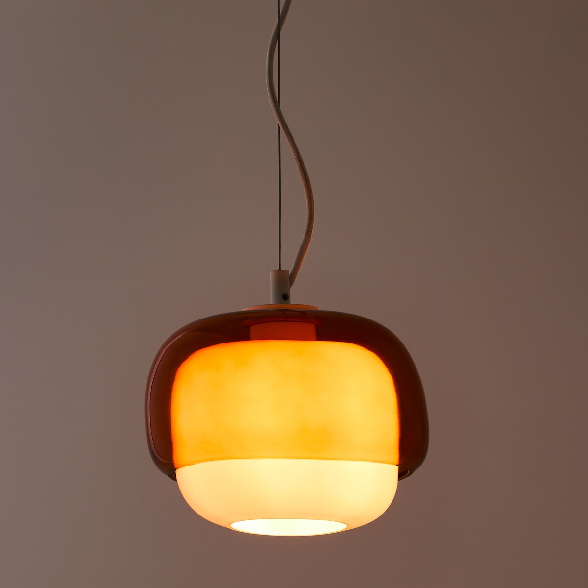 Clinco Dubbele Bolvormige Glazen Hanglamp - Moderne Kleurrijke Hanglamp voor de Slaapkamer HL1094