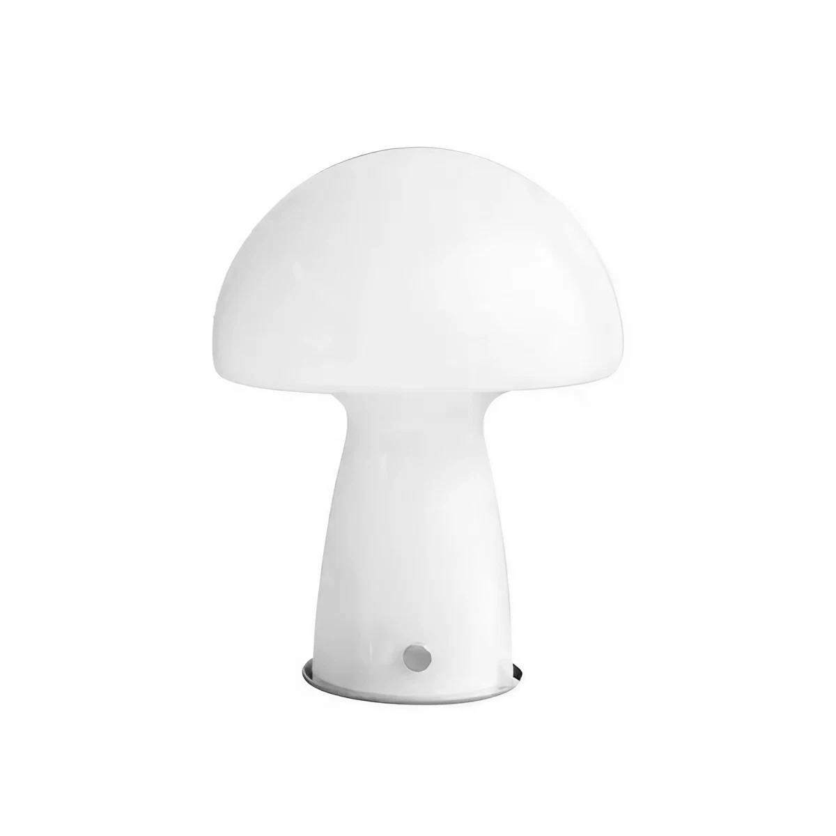 Deense Bauhaus glazen paddestoel tafellamp HL187