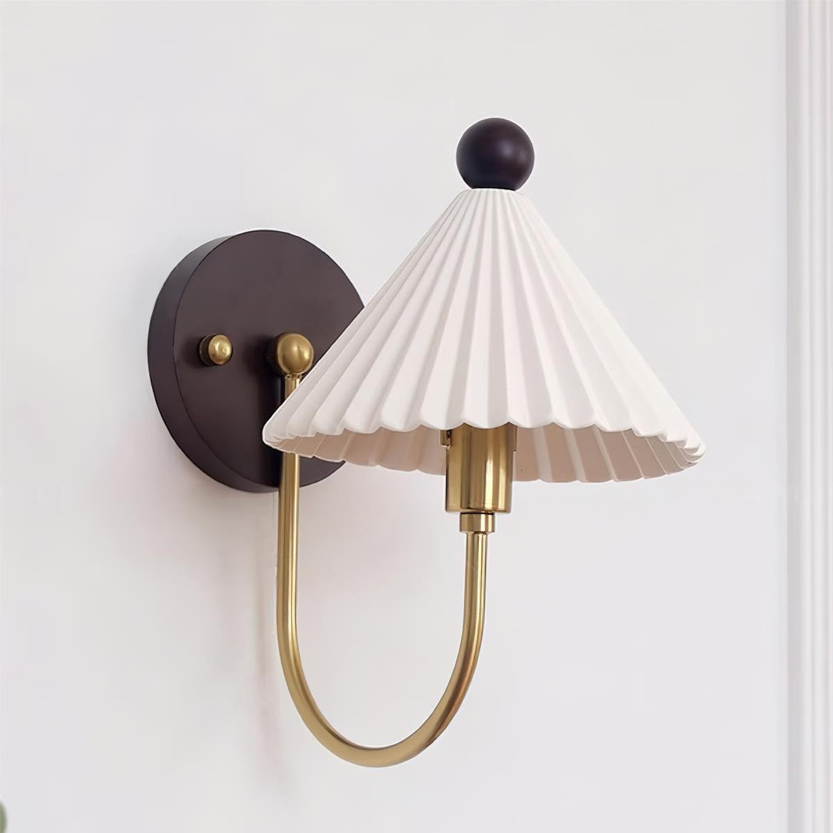 Nordic massief houten nachtkastje wandlamp HL1267