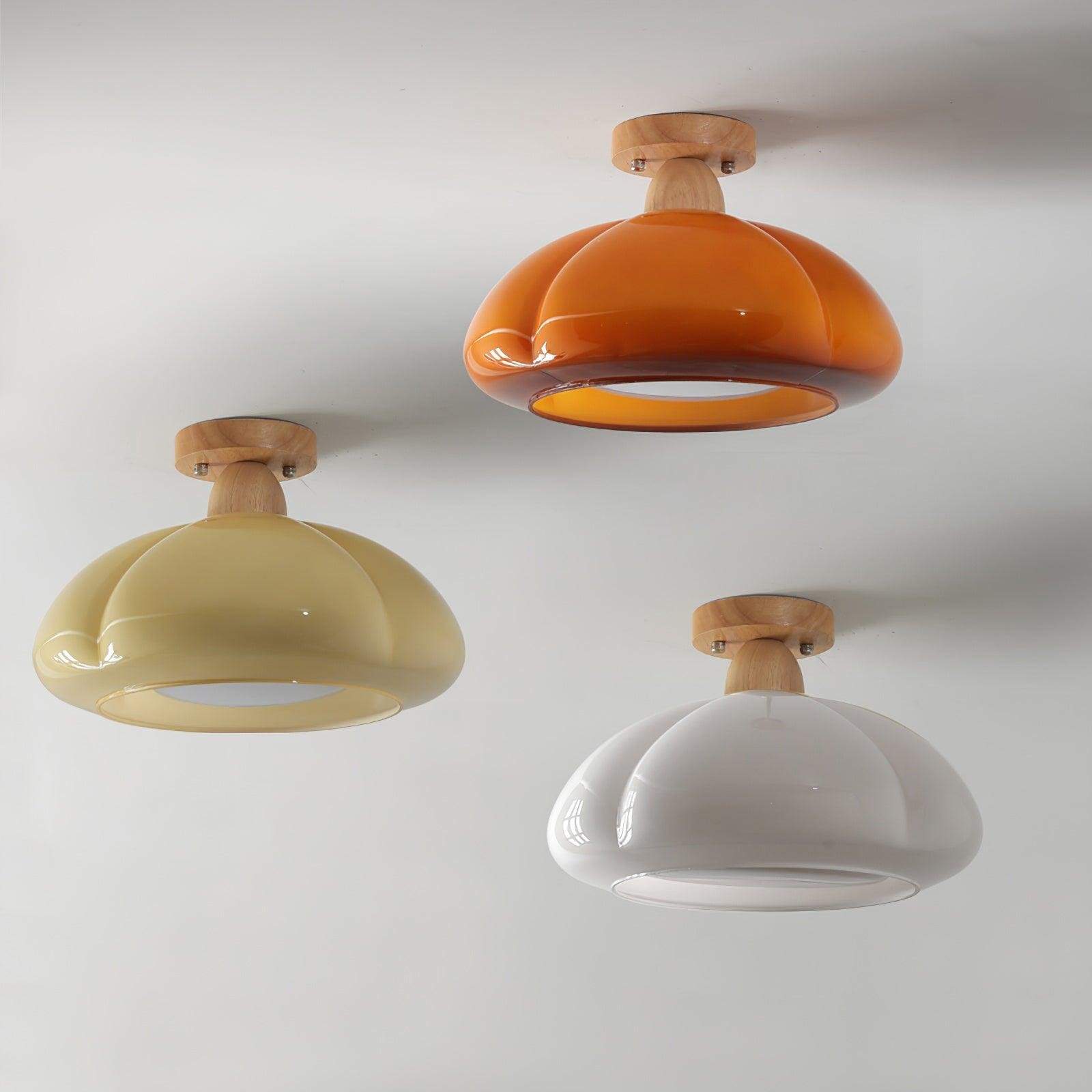 Pompoen Glazen Plafondlamp Voor Keuken HL493