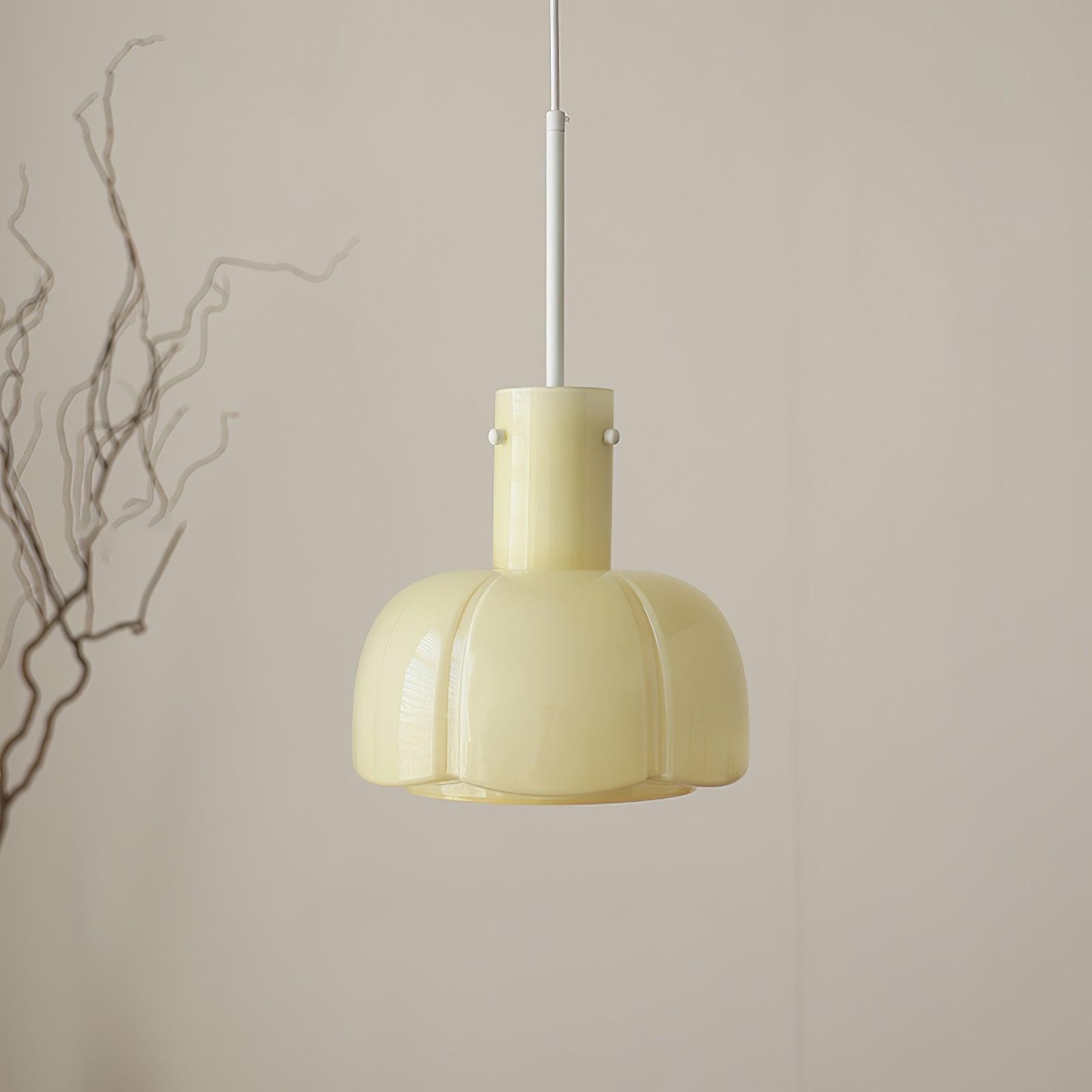 Middeleeuwse stijl glazen knop hanglamp HL619