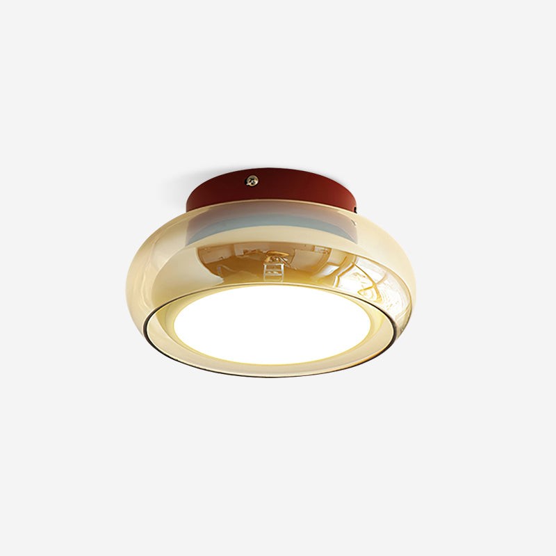 Sfeervolle eenvoudige dubbele schijf plafondlamp HL763