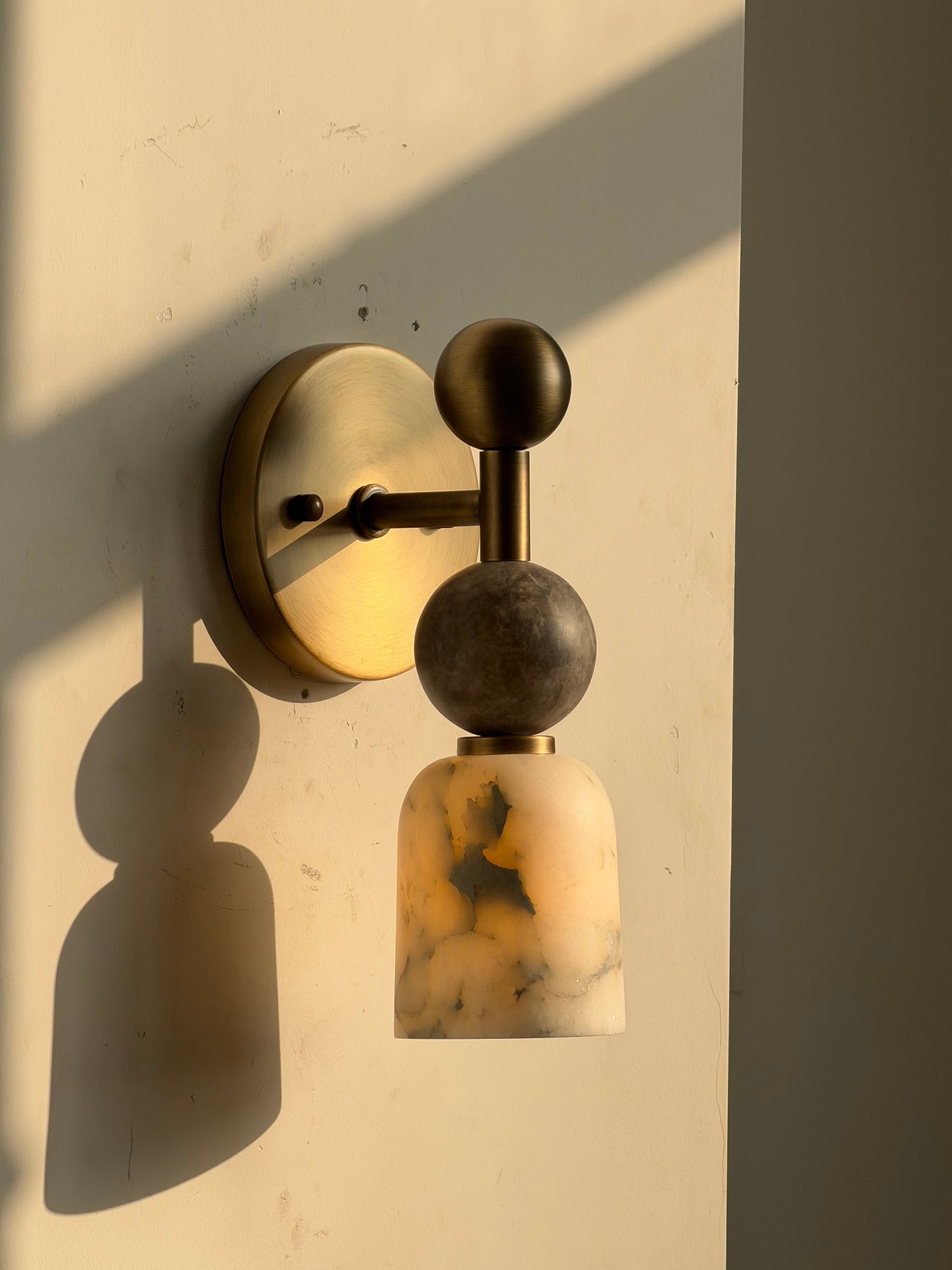 Flume Alabaster wandlamp HL3318