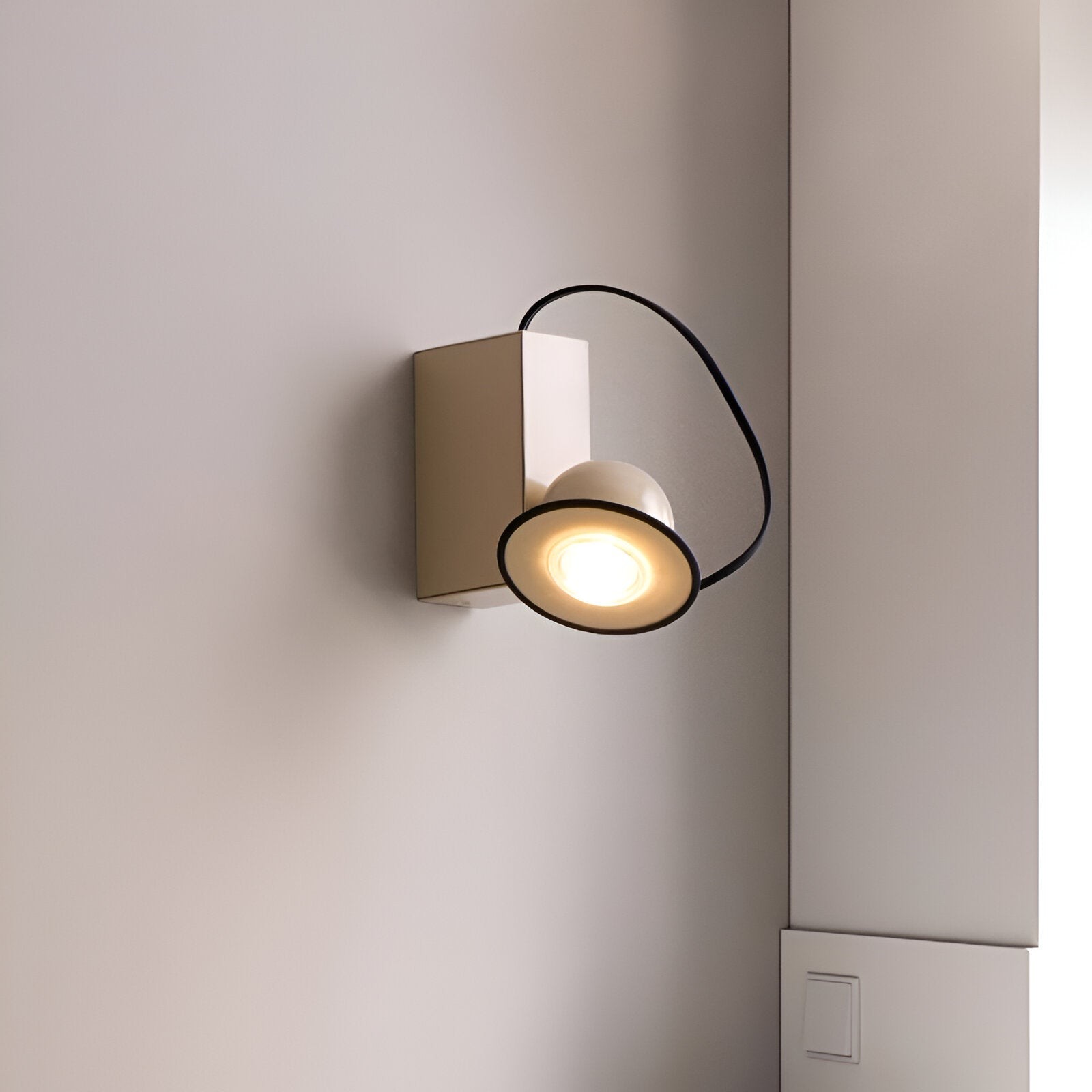 Retro-stijl minibox magnetische wandlamp HL1310