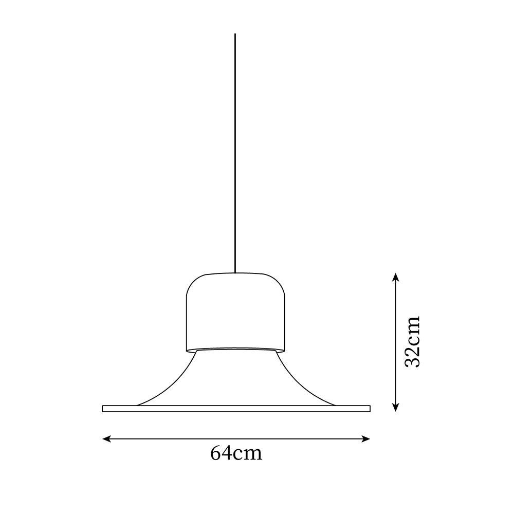Nordic Carbon Steel LED Hanglamp HL665