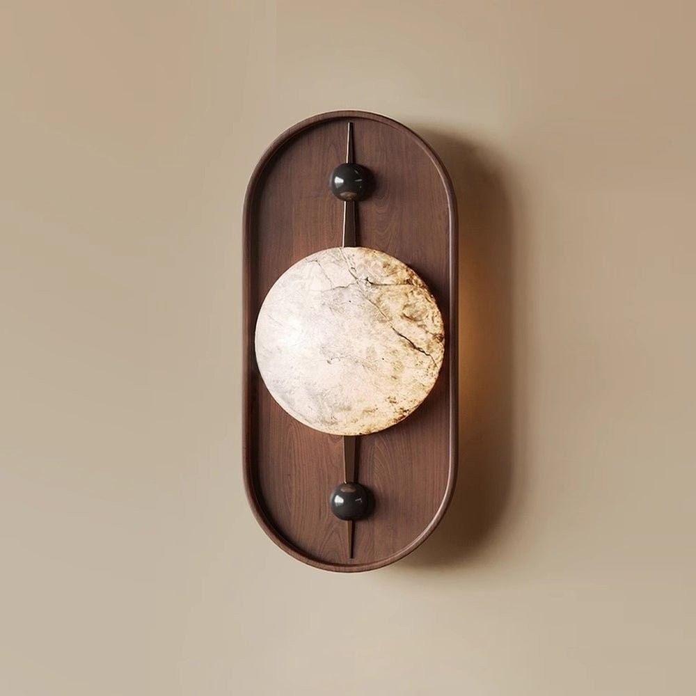 Bezel alabaster wandlamp HL2946