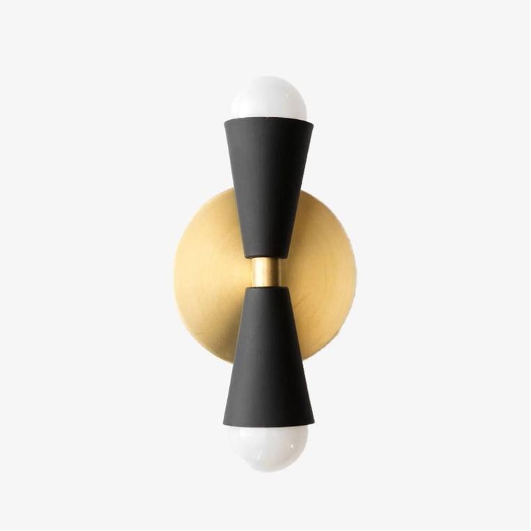 Pyralis Cone Linear Statement Wandlamp - Moderne Tweelichts Armatuur HL1696