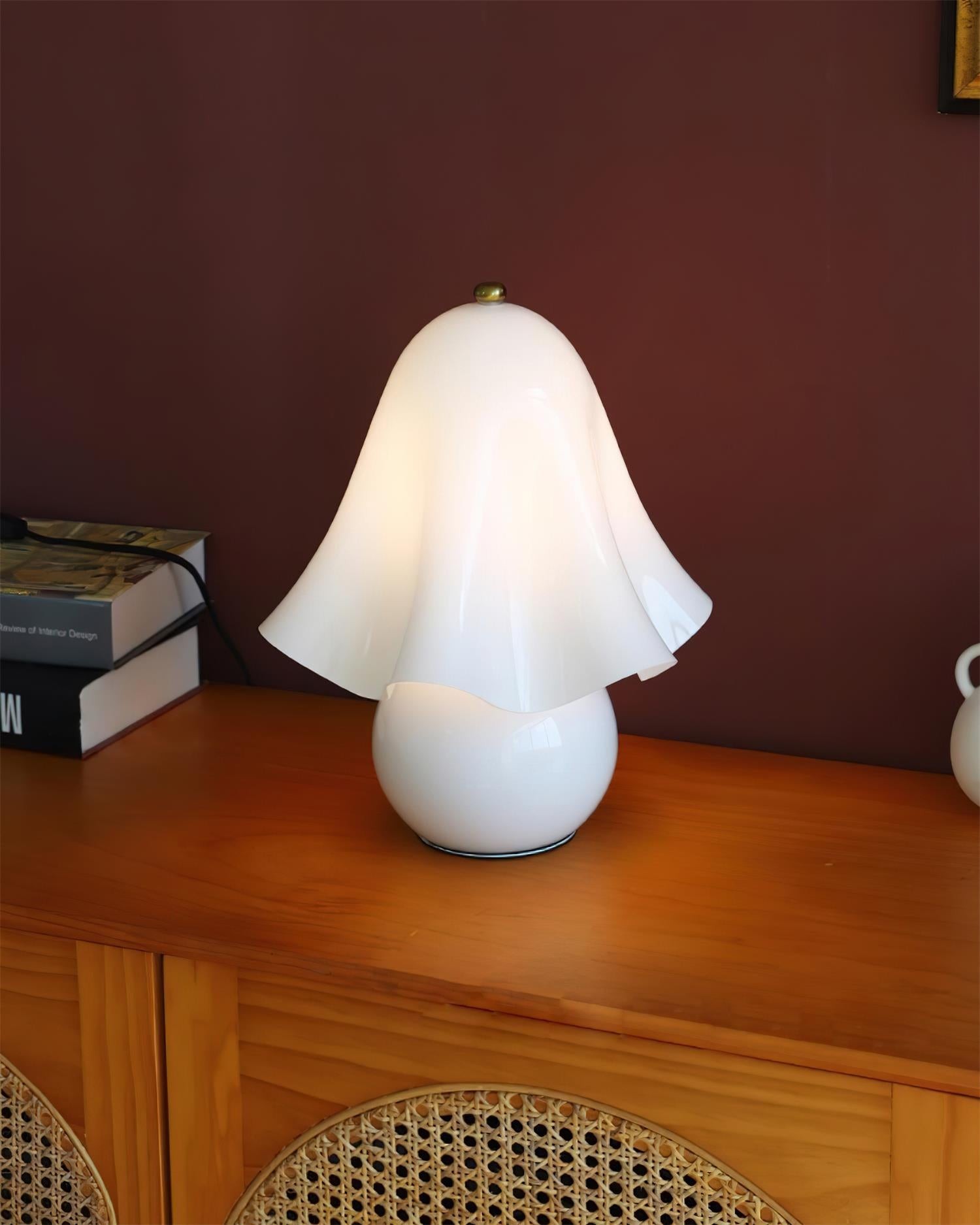 Bellina Decoratieve Tafellamp - Sculpturale Klokvormige Bloemvorm HL1644