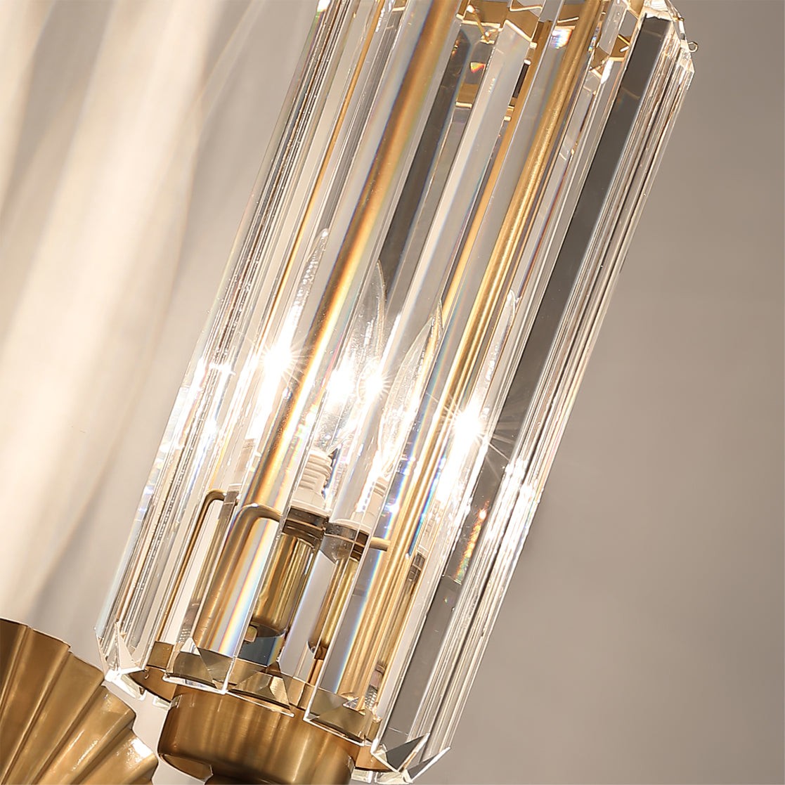Nordic Light Luxe Kristallen Wandlamp HL505