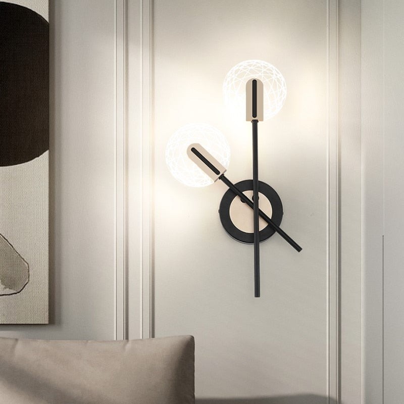 Verstelbare Acryl LED Draaibare Wandkandelaar HL71