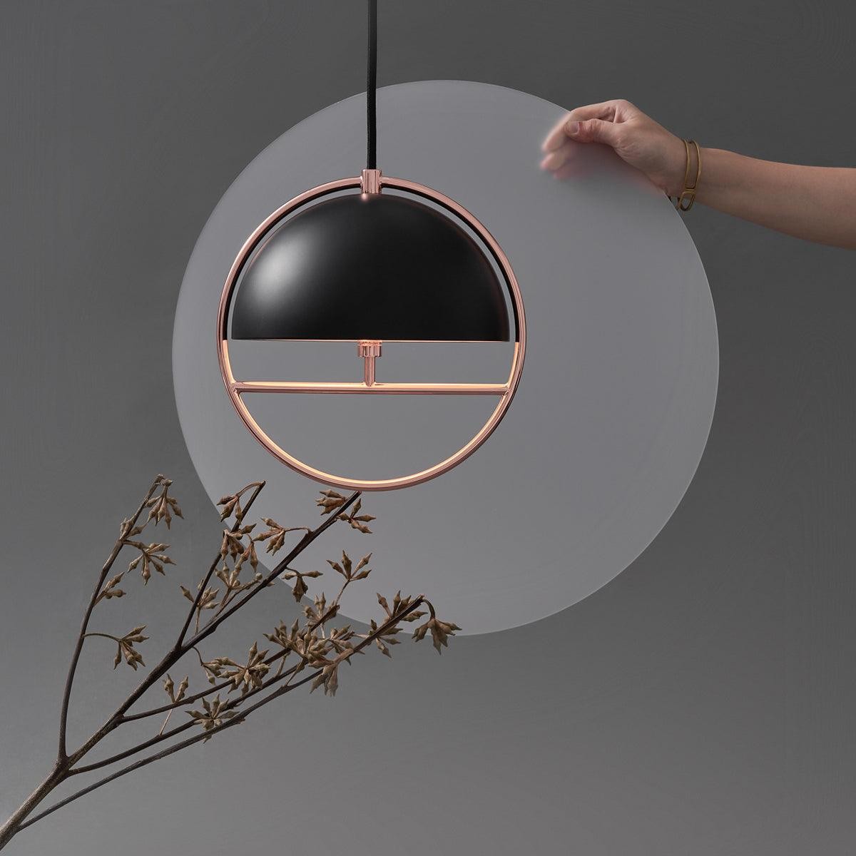 Nordic Halfronde Ring Metalen Hanglamp HL550