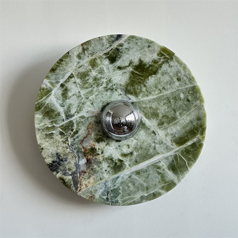 Groene Calacatta marmeren wandlamp HL3185