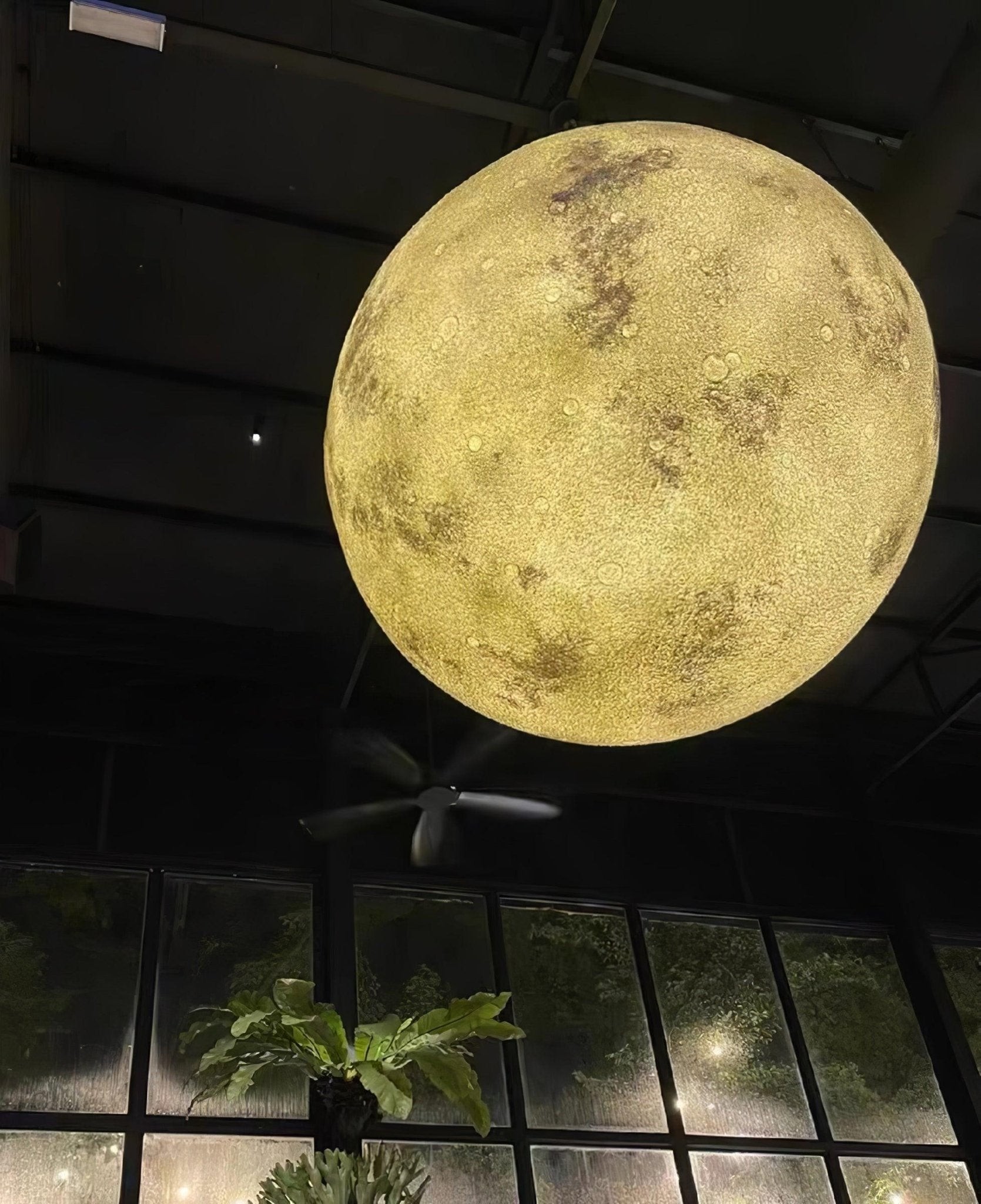 Planetaire Witte Maan Kroonluchter Geschikt Voor Woonkamer HL337