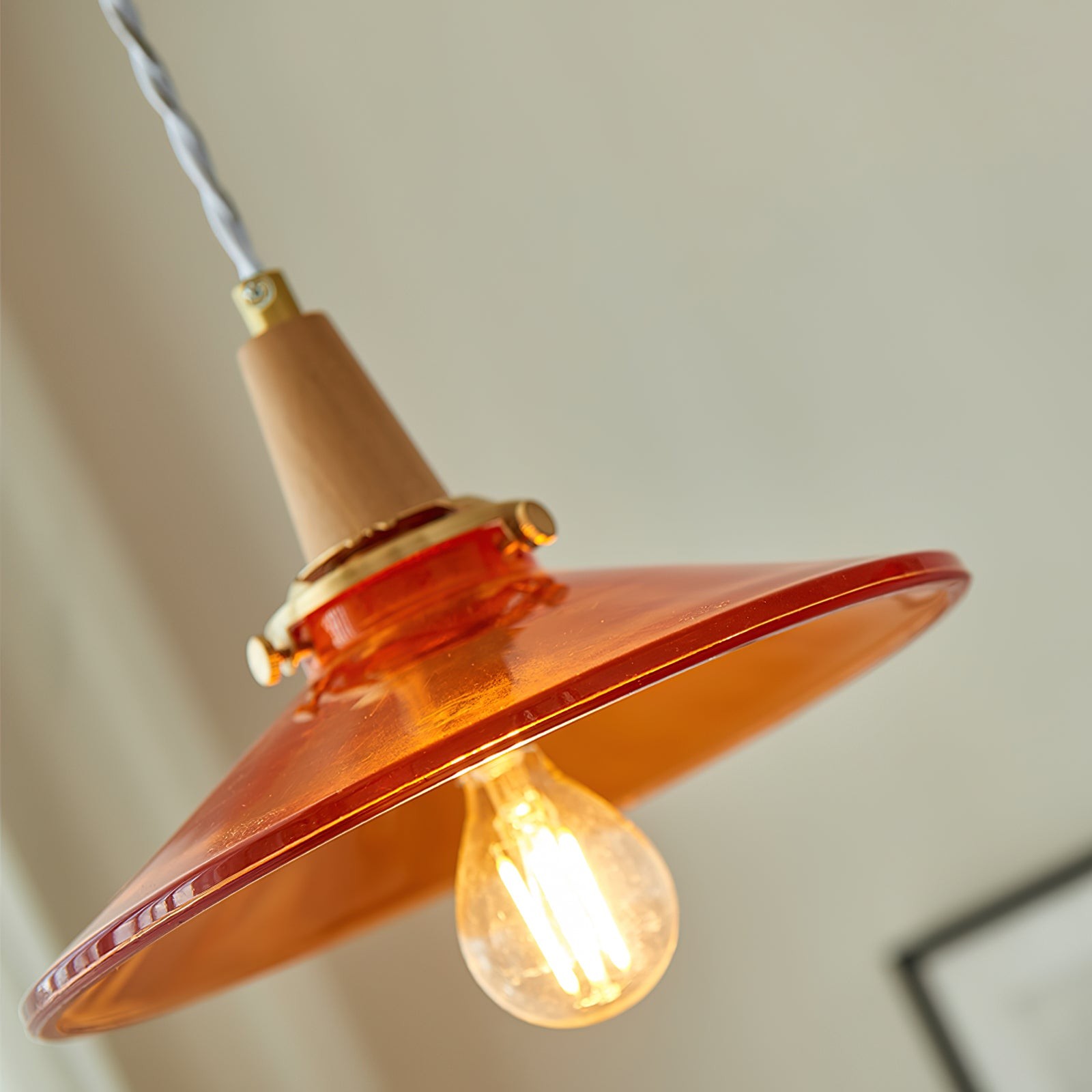 Nordic messing glazen hanglamp HL374