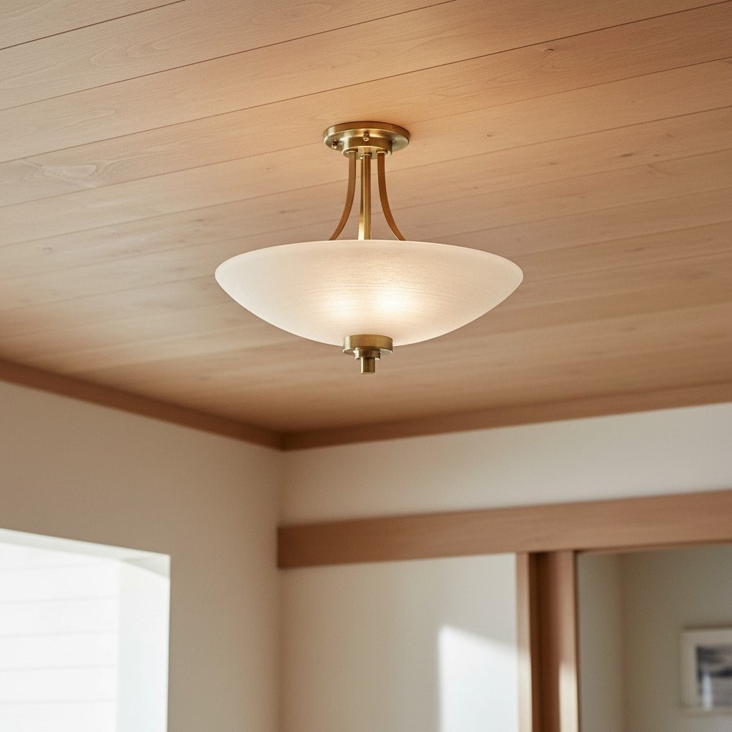 Lunetal Tijdloze Kroonluchter met Drie Armen - Vintage Hanglamp voor Slaapkamer of Hal HL2035