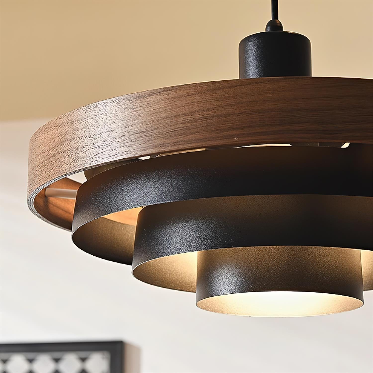 Nordic Multi-Tiered Drum Shade Hanglamp HL412