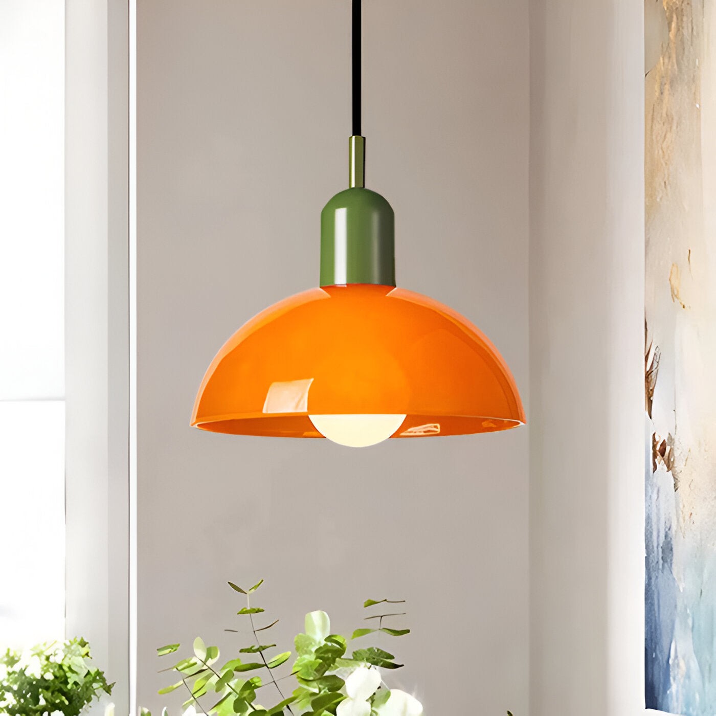 Aurora Nordic kleurrijke komvormige hanglamp HL3369
