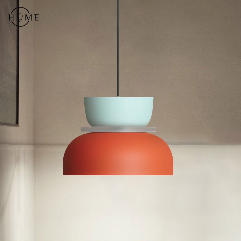 Macri Acryl Kleurrijke Komvormige Hanglamp - Moderne Levendige Hanglamp voor de Keuken