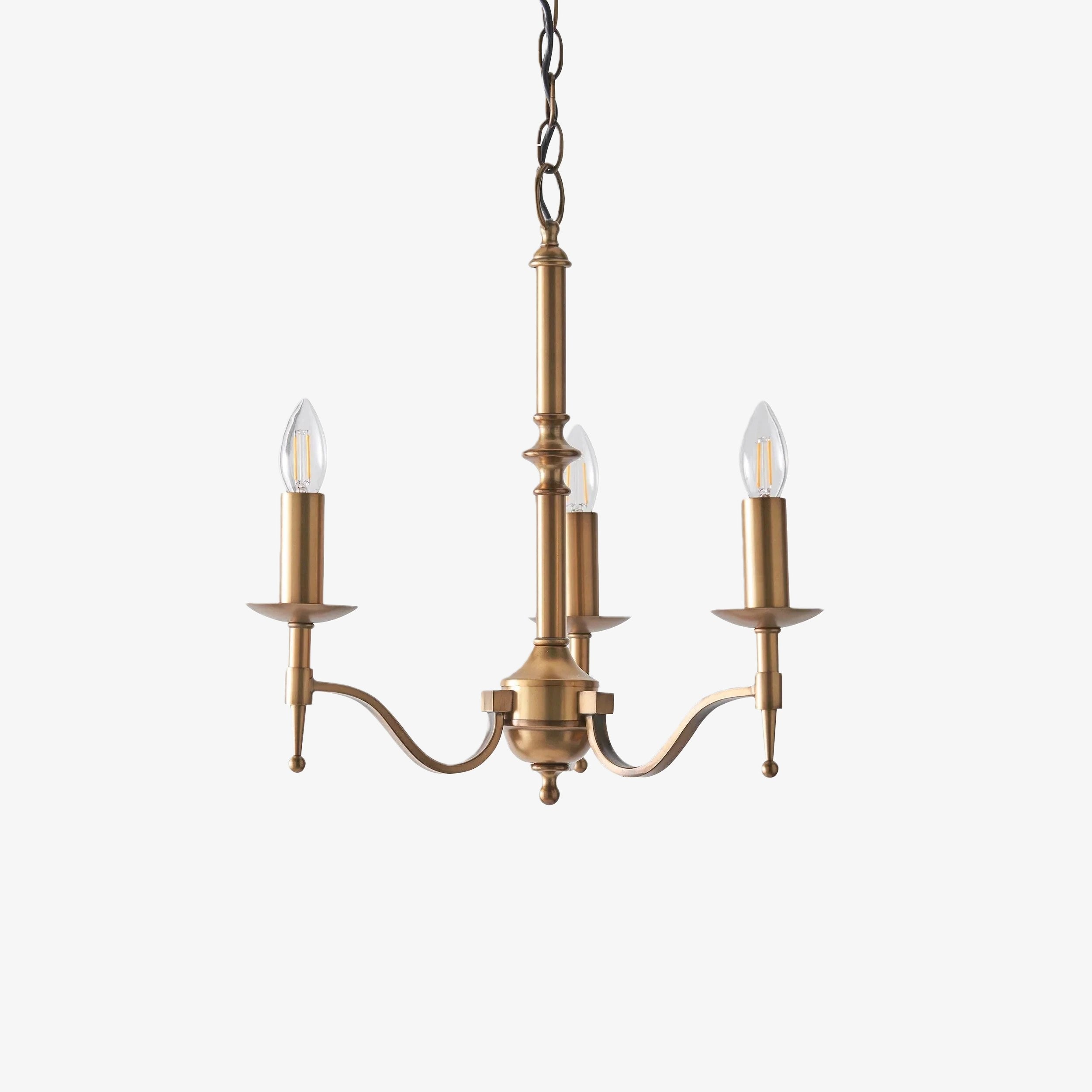 Tela Kroonluchter van messing en nikkel - Elegante multi-lichtarmatuur voor hallen en keukens HL2020