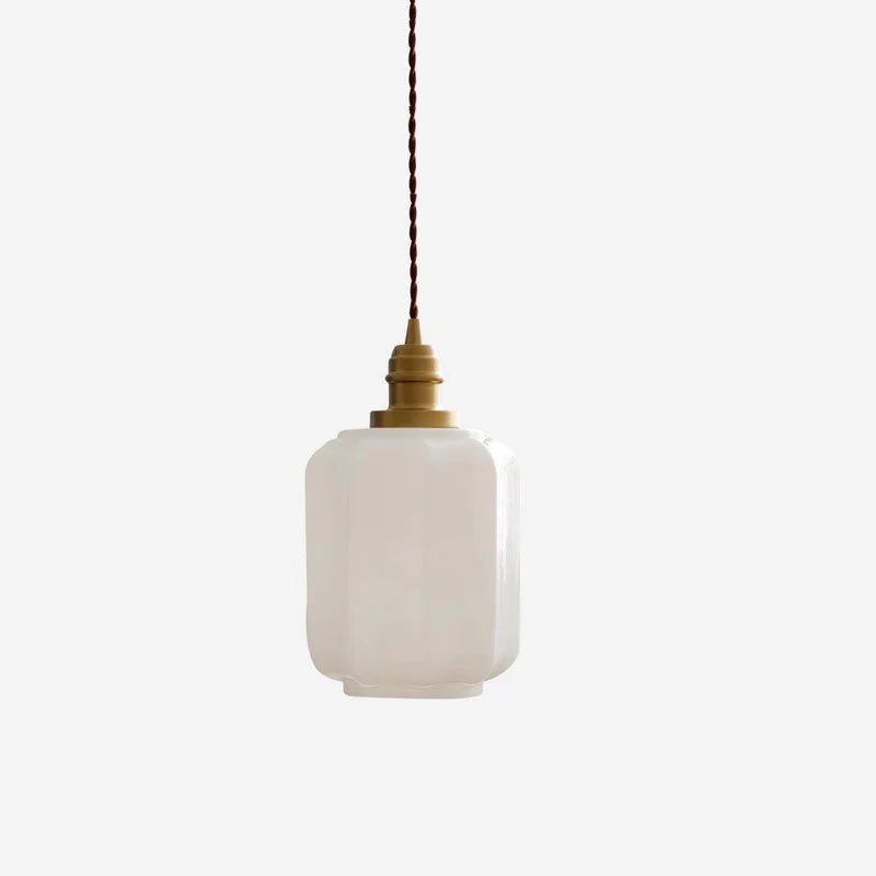 Glassora Creatieve Glazen Lantaarn Hanglamp - Stijlvolle Hanglamp voor Keuken of Slaapkamer HL2419