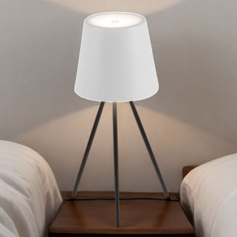 Touch dimmer metalen tripod tafellamp HL178