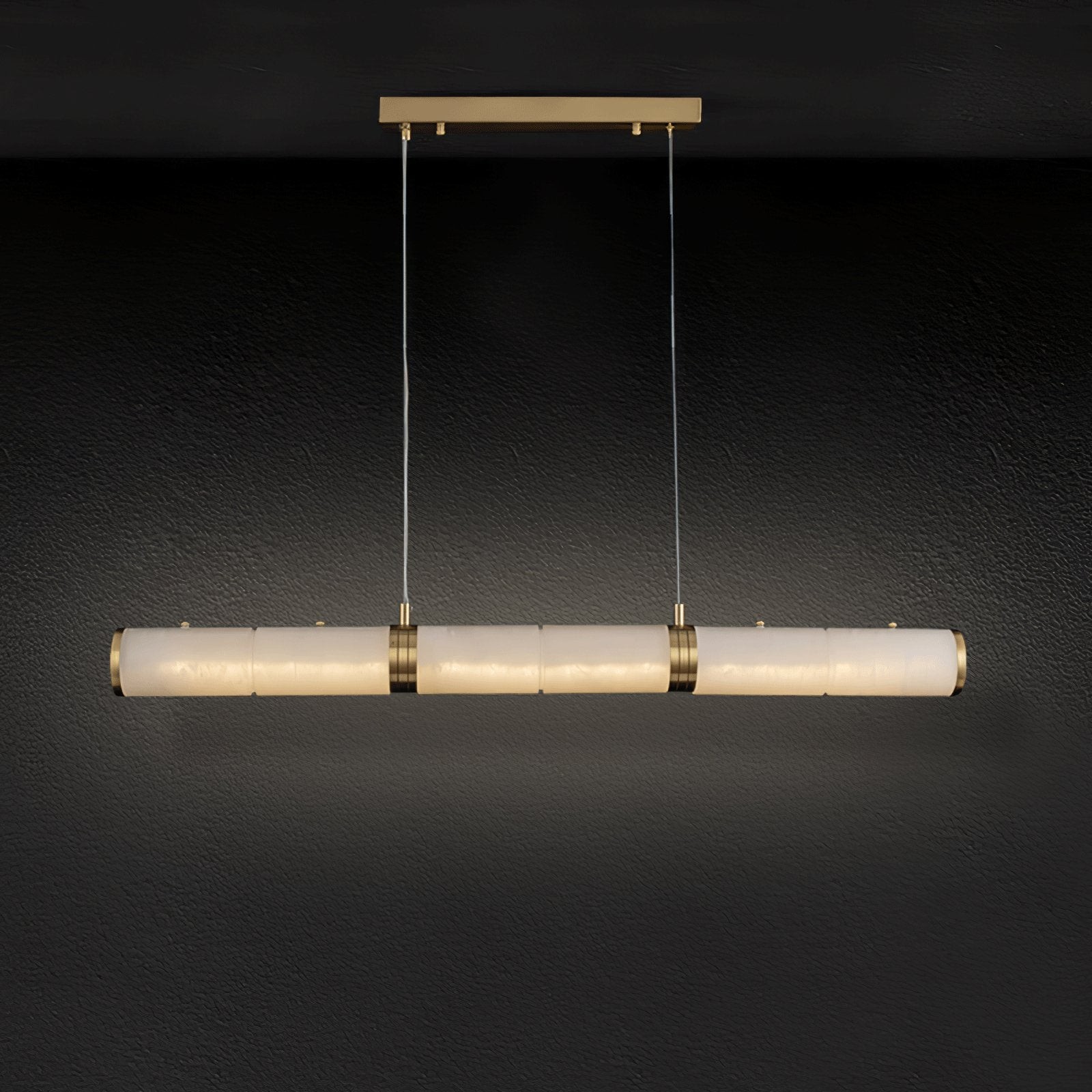 Luxe albasten balken hanglamp HL345