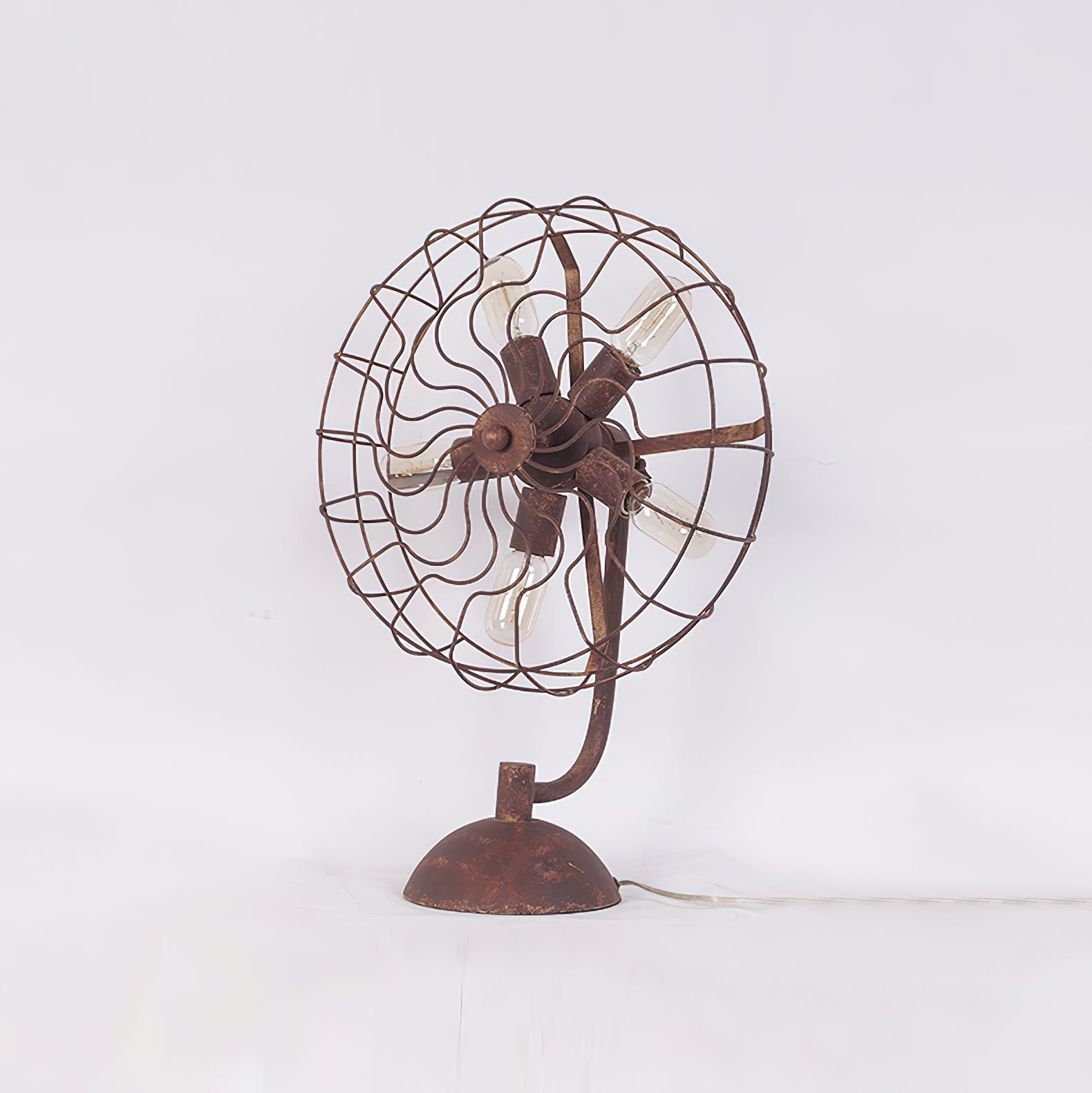 Tafellamp in ouderwetse stijl met ventilator HL3017